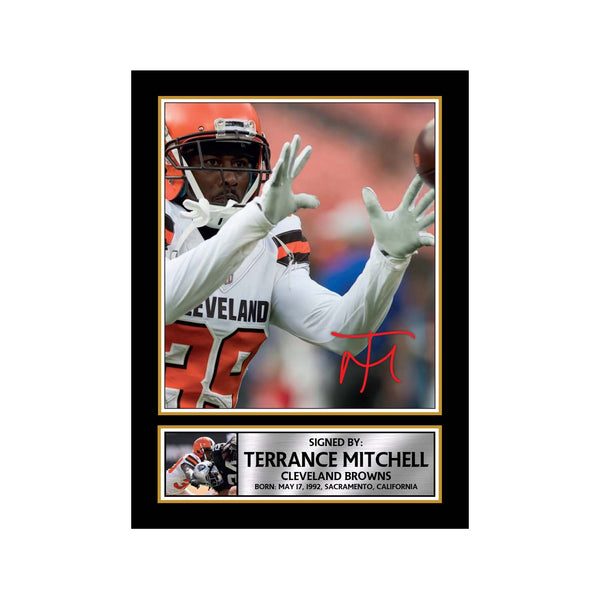 Terrance Mitchell 2 American Football Printed Signature Print