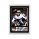Terrance Williams Limited Edition Football Signed Print - American Footballer