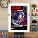 Terranigma Super Nintendo GAME INSPIRED THEME Retro Gaming Poster A4 A3 A2 Or A1