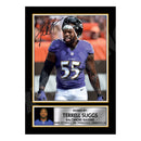 Terrell Suggs 2 Limited Edition Football Signed Print - American Footballer