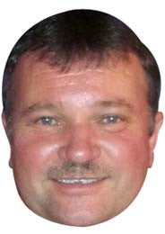 Terry Jenkins Darts Celebrity Face Mask Fancy Dress Cardboard Costume Mask