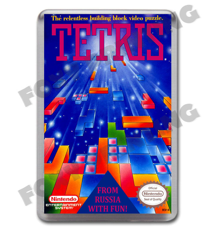 Tetris Retro Nintendo NES Game Inspired Fridge Magnet 592