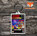 Tetris And Dr. Mario Game Inspired Retro Gaming Keyring