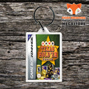 Texas Hold'em Poker Retro Gaming Keyring