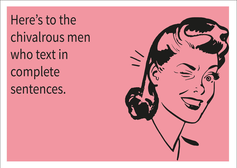 Text In Full Sentences INSPIRED Adult Personalised Birthday Card Birthday Card