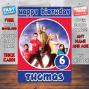 The Big Bang Theory Theme Style Personalised Kids Inspired Movie Birthday Card (SA)