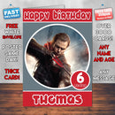 The Great Wall Matt Damon Theme Style Personalised Kids Inspired Movie Birthday Card (SA)