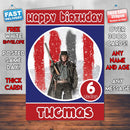 The Hateful Eight Michael Madsen Theme Style Personalised Kids Inspired Movie Birthday Card (SA)