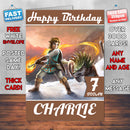 The Legend Of Zelda Breath Of The Wild 2 Inspired Style Game Kids Inspired Birthday Card (SA)