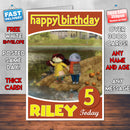 The Adventures Of Abney & Teal 2 Style Theme Personalised Kidshows Birthday Card (SA)