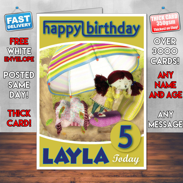 The Adventures Of Abney & Teal 9 Style Theme Personalised Kidshows Birthday Card (SA) – The Adventures Of Abney & Teal 9 Style Theme Personalised Kidshows Birthday Card