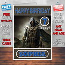 Personalised The Elder Scrolls Breton Inspired Style Game Kids Inspired Birthday Card (SA)