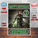 Personalised The Elder Scrolls Inspired Style Game Kids Inspired Birthday Card (SA)
