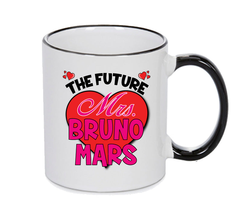 BLACK MUG - The Future Mrs BRUNO MARS mug - Celebrity Mug