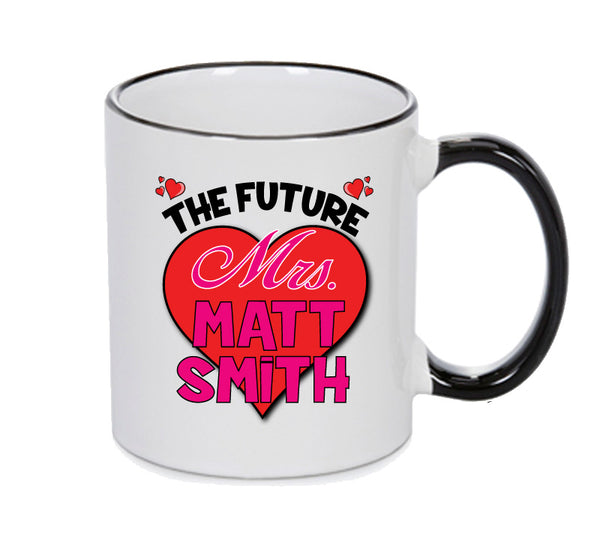 BLACK MUG - The Future Mrs MATT SMITH mug - Celebrity Mug