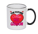 BLACK MUG - The Future Mrs MEL GIBSON mug - Celebrity Mug