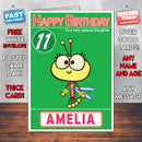 The Lingo Show 3 Style Theme Personalised Kidshows Birthday Card (SA)