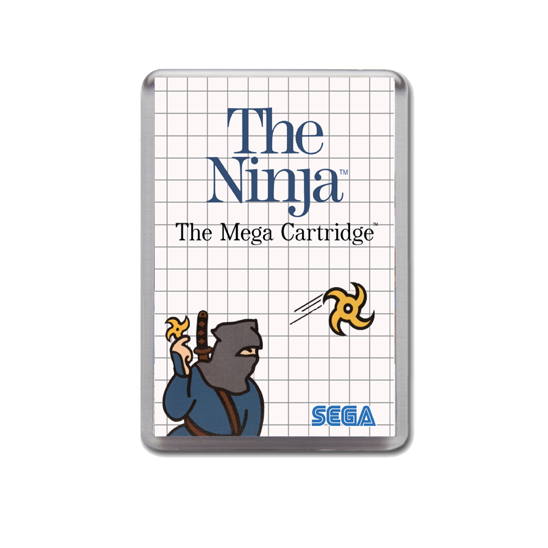 The Ninja 4 Sega Master System Game Inspired Fridge Magnet