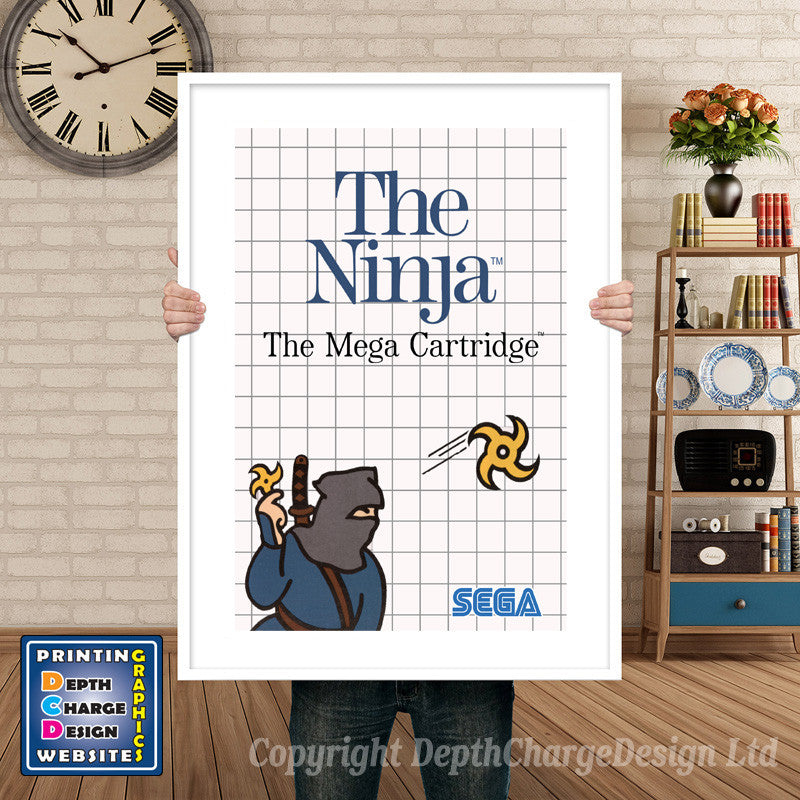 The Ninja 4 Inspired Retro Gaming Poster A4 A3 A2 Or A1