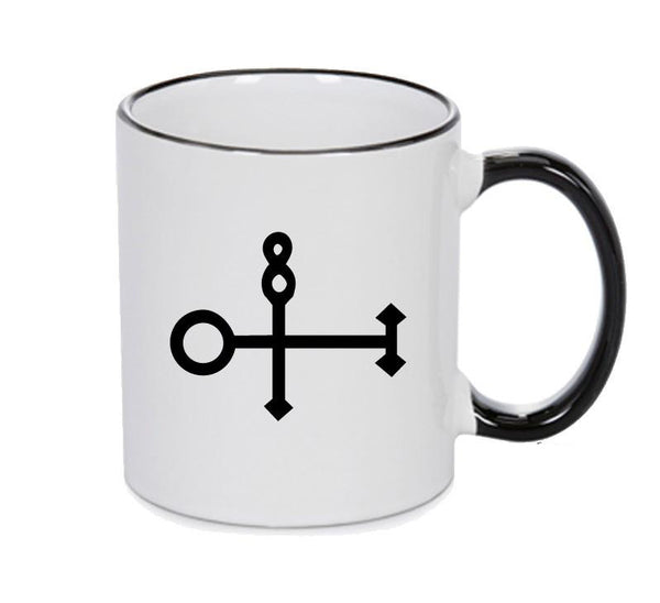 The Spirit Of Tin Black Handle Alchemy Mug GOTHIC GOTH HORROR STARS HORROSCOPE BLACK MAGIC MUG