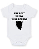 The Best Dads Have Beard Personalised Baby Boy Girl Unisex Short Sleeve Bodysuit