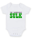 The Incredible Sulk Personalised Baby Boy Girl Unisex Short Sleeve Bodysuit