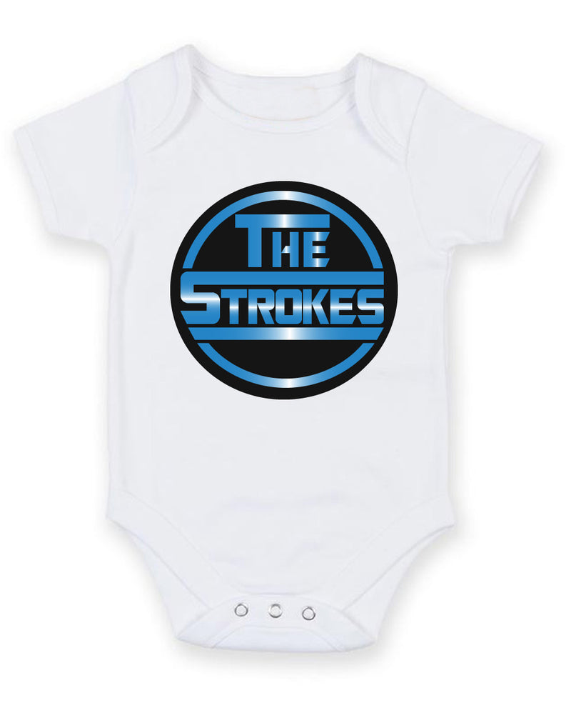 The Strokes Personalised Baby Boy Girl Unisex Short Sleeve Bodysuit