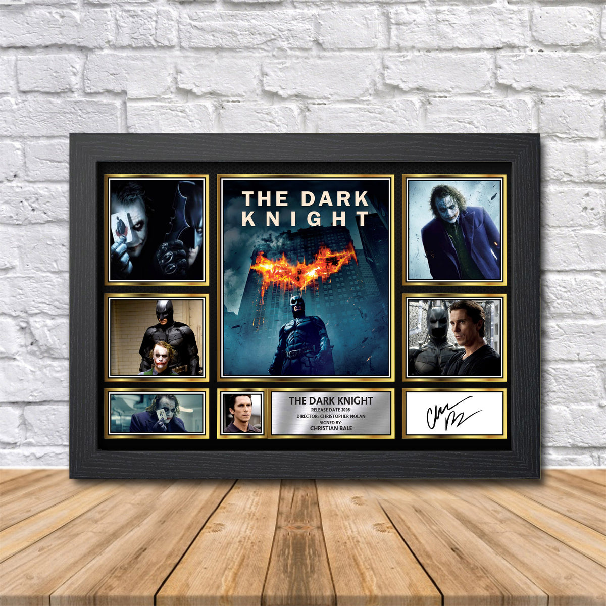 The Dark Knight Printed Signature Print