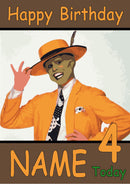 The Mask 2 THEME INSPIRED Kids Adult Personalised Birthday Card Birthday Card