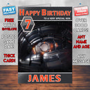 The Eye Hd Theme Style Personalised Kids Inspired Movie Birthday Card (SA)