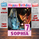 Personalised The Eye Of Judgment Inspired Style Game Kids Inspired Birthday Card (SA)