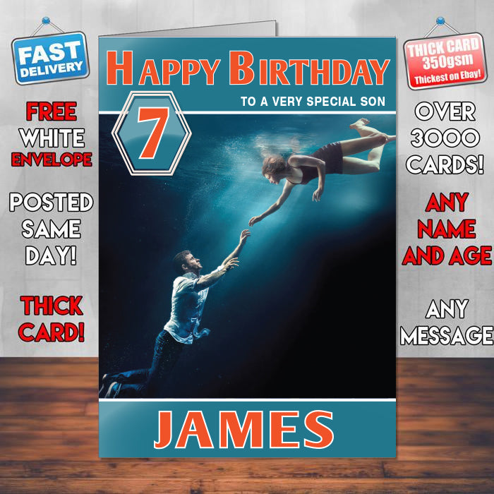The Leftovers Season 3 Theme Style Personalised Kids Inspired Movie Birthday Card (SA)