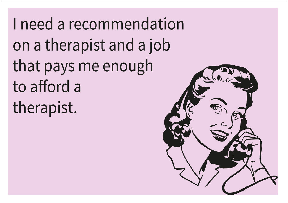 Therapist INSPIRED Adult Personalised Birthday Card Birthday Card