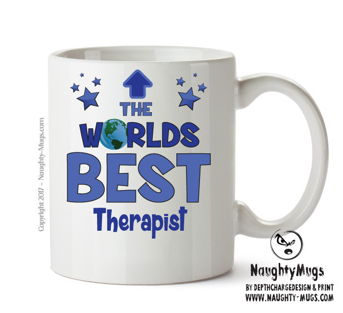 Worlds Best Therapist Mug - Novelty Funny Mug