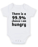 There Is 99.9 Percent Chance Personalised Baby Boy Girl Unisex Short Sleeve Bodysuit