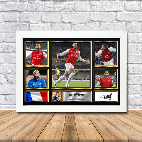 Thierry Henry Printed Signature Print