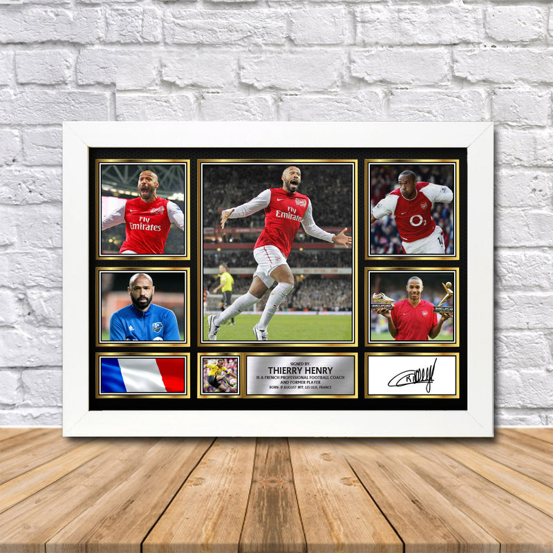 Thierry Henry Limited Edition Signed Print