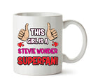 This Girl is a Stevie Wonder SUPERFAN Printed Mug