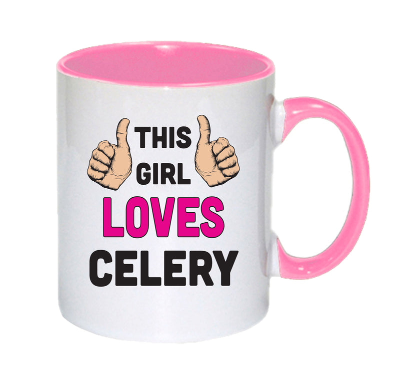 This Girl Loves Celery Mug