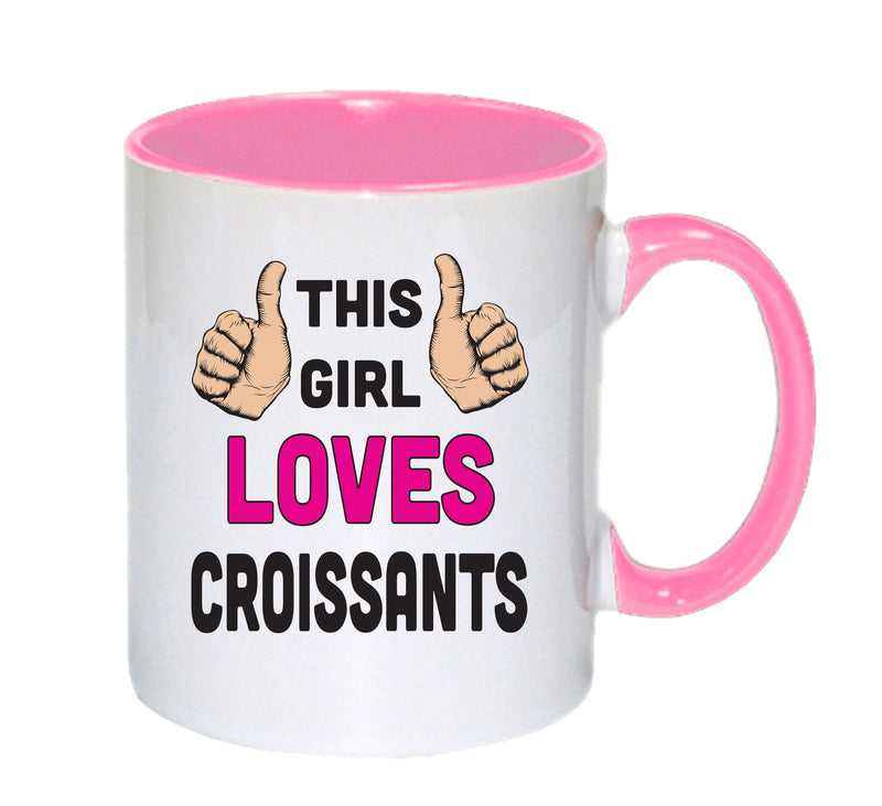 This Girl Loves Croissants Mug