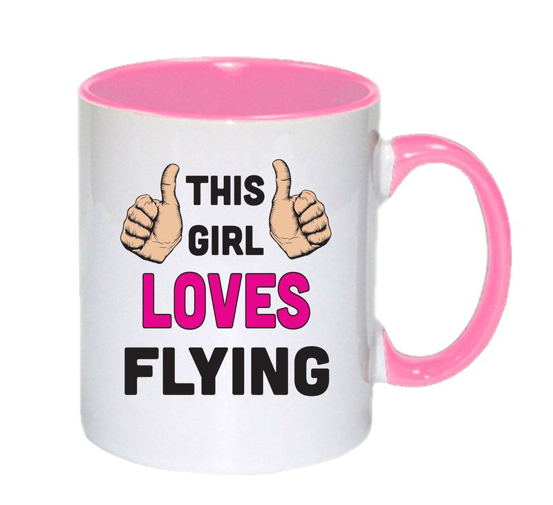 This Girl Loves Flying Mug