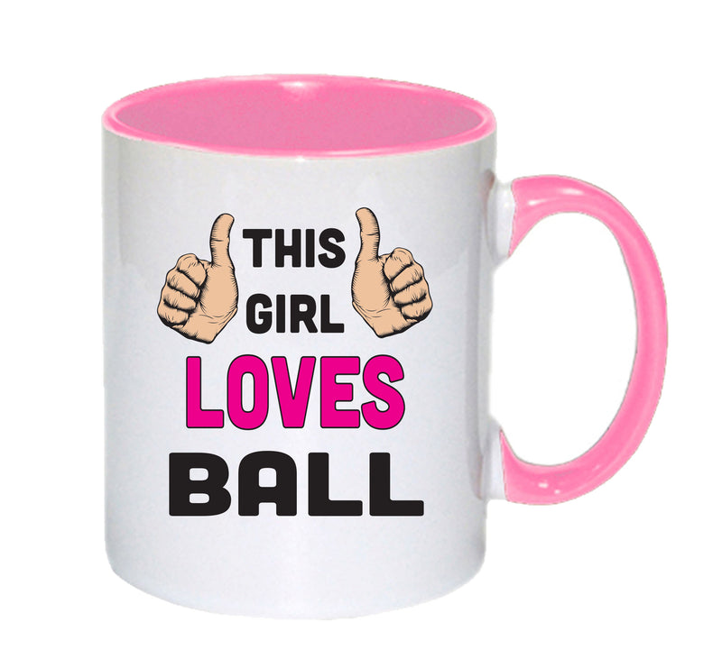 This Girl Loves Ball Mug