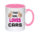 This Girl Loves Cars Mug