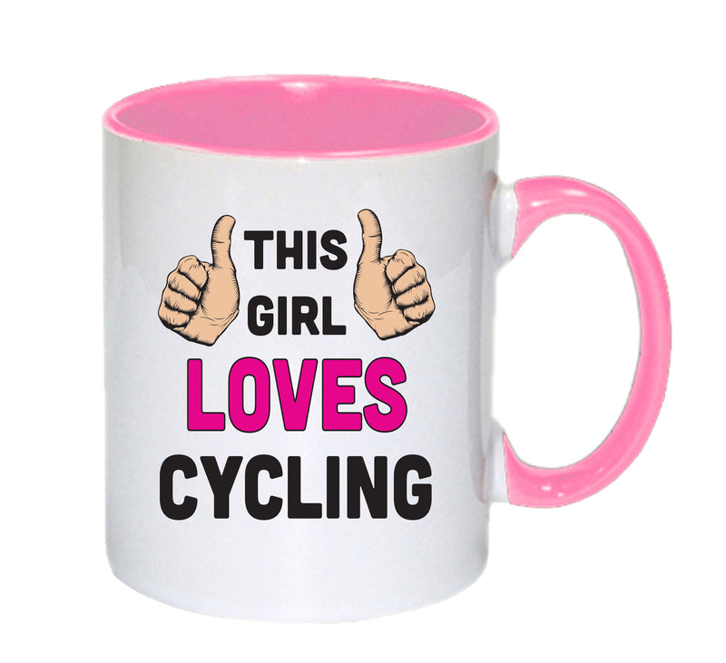 This Girl Loves Cycling Mug