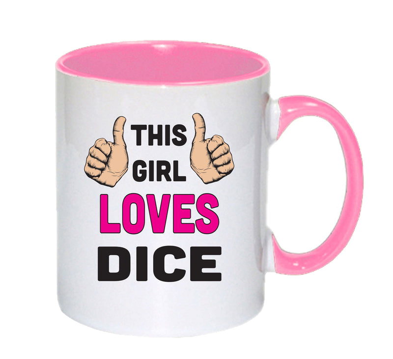This Girl Loves Dice Mug