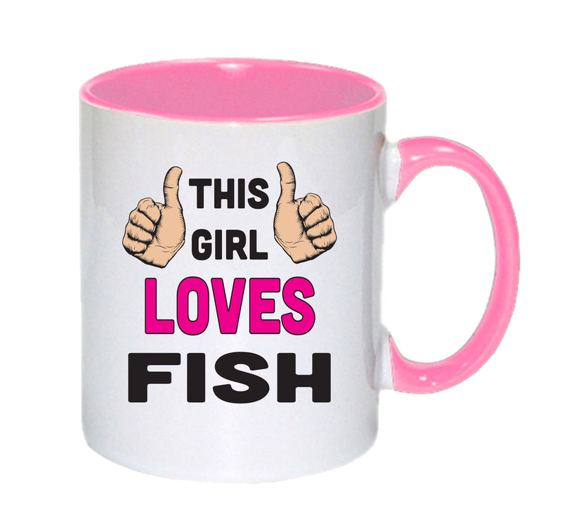 This Girl Loves Fish Mug