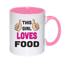 This Girl Loves Food Mug