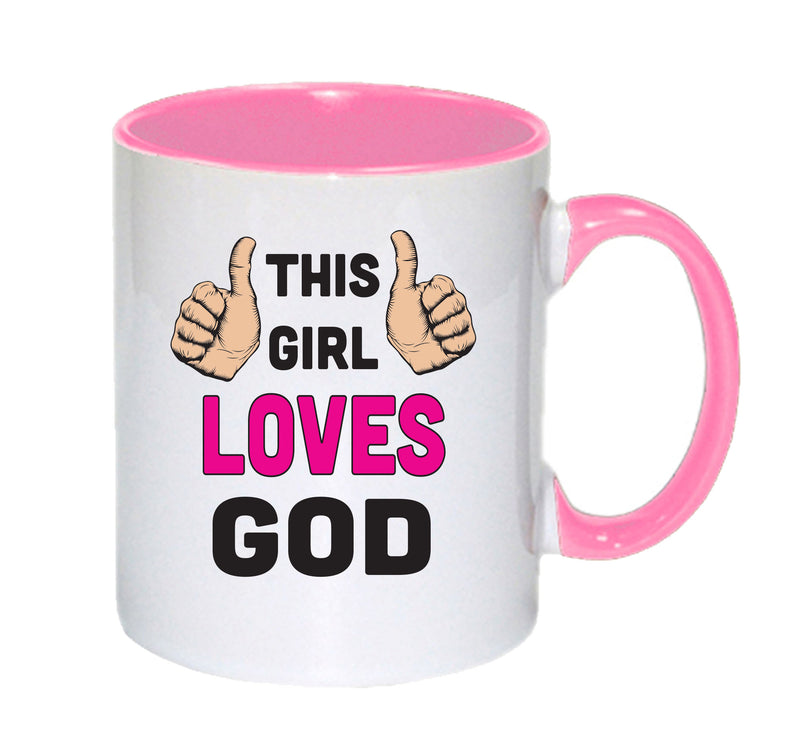 This Girl Loves God Mug