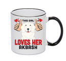 This girl loves her Akbash Mug - Dog Lover Mug