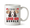 This girl loves her Beagle - Mug - Dog Lover Mug